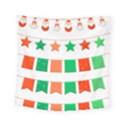 Christmas Bunting Banners Tasse Square Tapestry (Small) View1