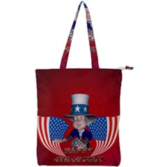 Happy 4th Of July Double Zip Up Tote Bag by FantasyWorld7