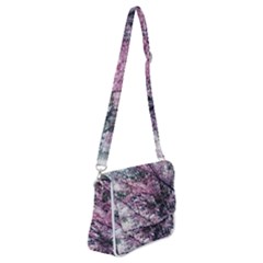 Ohio Redbud Shoulder Bag With Back Zipper by Riverwoman