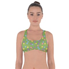 Balloon Grass Party Green Purple Got No Strings Sports Bra by HermanTelo