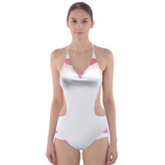 Love Heart Valentine S Day Cut-out One Piece Swimsuit by HermanTelo