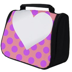 Love Heart Valentine Full Print Travel Pouch (big) by HermanTelo