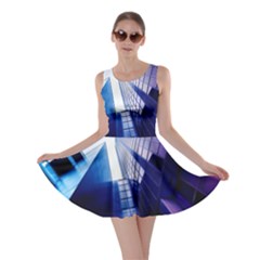 Abstract Architectural Design Architecture Building Skater Dress by Pakrebo