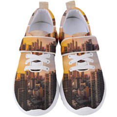 View Of High Rise Buildings During Day Time Women s Velcro Strap Shoes by Pakrebo