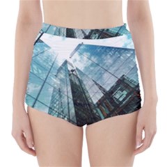 Architectural Design Architecture Building Business High-waisted Bikini Bottoms by Pakrebo