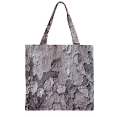 Nature Texture Print Zipper Grocery Tote Bag by dflcprintsclothing