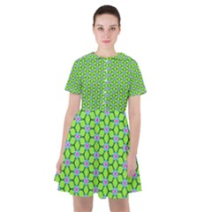 Pattern Green Sailor Dress by Mariart