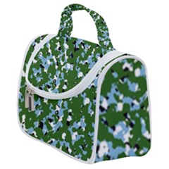 Greencamo1 Satchel Handbag by designsbyamerianna