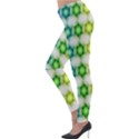 Background Colorful Geometric Lightweight Velour Leggings View3