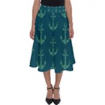 Mermaid Anchors Perfect Length Midi Skirt