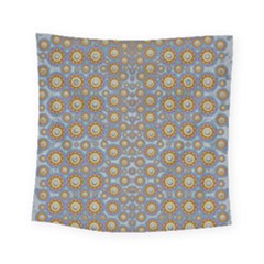 Florals Striving To Be In The Hole World As Free Square Tapestry (small) by pepitasart