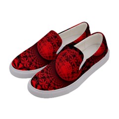 Fractals Fantasy Image Art Women s Canvas Slip Ons by Simbadda