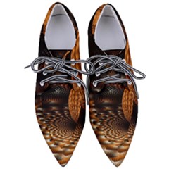 Fractals Fantasy Image Art Pointed Oxford Shoes by Simbadda