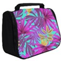 Tropical Greens Leaves Design Full Print Travel Pouch (Big) View2
