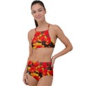 Orange tulips at the Commons High Waist Tankini Set View1