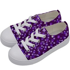 Ross Pattern Square Kids  Low Top Canvas Sneakers by HermanTelo