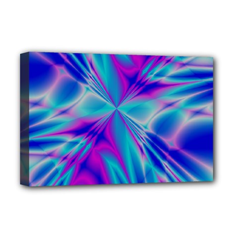 Background Design Pattern Colorful Deluxe Canvas 18  X 12  (stretched)