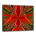 Abstract Abstract Art Fractal Canvas 20  x 16  (Stretched)