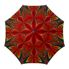 Abstract Abstract Art Fractal Golf Umbrellas by Sudhe