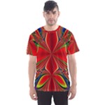 Abstract Abstract Art Fractal Men s Sports Mesh Tee