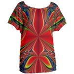 Abstract Abstract Art Fractal Women s Oversized Tee