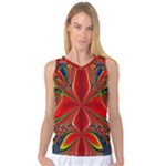 Abstract Abstract Art Fractal Women s Basketball Tank Top