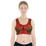 Abstract Abstract Art Fractal Sports Bra With Pocket
