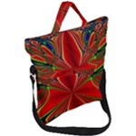Abstract Abstract Art Fractal Fold Over Handle Tote Bag