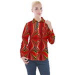 Abstract Abstract Art Fractal Women s Long Sleeve Pocket Shirt