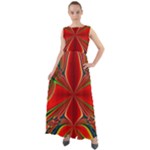 Abstract Abstract Art Fractal Chiffon Mesh Maxi Dress