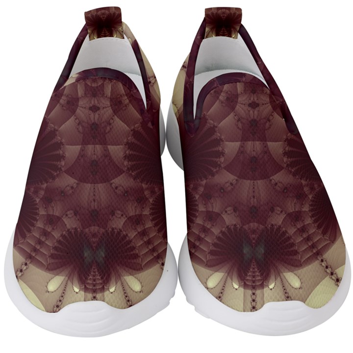 Abstract Art Artwork Fractal Kids  Slip On Sneakers