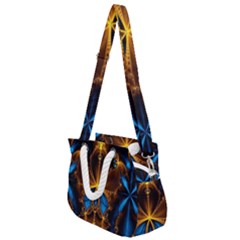 Abstract Art Fractal Artwork Rope Handles Shoulder Strap Bag by Pakrebo