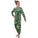 Design Background Concept Fractal Kids  Long Sleeve Set  View1