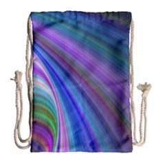 Background Abstract Curves Drawstring Bag (large) by Bajindul