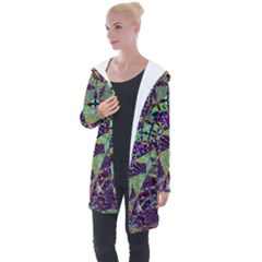 Background Design Art Artwork Longline Hooded Cardigan by Pakrebo