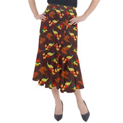 Fire Type Midi Mermaid Skirt by Mezalola