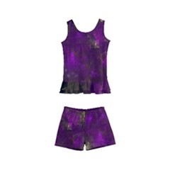 Apophysis Attractor Colours Digital Kids  Boyleg Swimsuit by Wegoenart