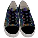 Mountains Abstract Mountain Range Men s Low Top Canvas Sneakers View1