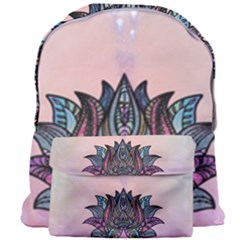 Abstract Decorative Floral Design, Mandala Giant Full Print Backpack by FantasyWorld7