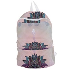 Abstract Decorative Floral Design, Mandala Foldable Lightweight Backpack by FantasyWorld7