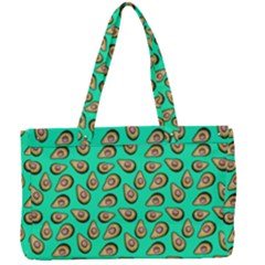 Tropical Aqua Avocadoes Canvas Work Bag by snowwhitegirl