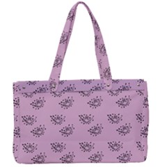 Zodiac Bat Pink Canvas Work Bag by snowwhitegirl