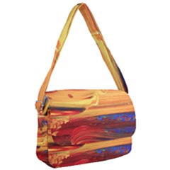 Rainbow Waves Courier Bag by WILLBIRDWELL