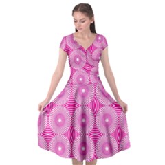 Fashionista Stripes 11 Cap Sleeve Wrap Front Dress by impacteesstreetwearsix