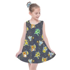 Electric Love  Kids  Summer Dress by Mezalola