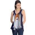 Rocket Space Universe Spaceship Sleeveless Tunic View1