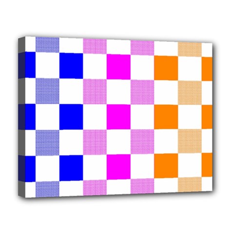 Checkerboard Again 9 Checkerboard Again 9 Canvas 14  X 11  (stretched) by impacteesstreetwearseven