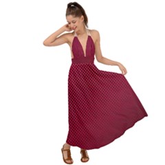 Anything You Want -red Backless Maxi Beach Dress