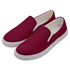 Anything You Want -red Men s Canvas Slip Ons