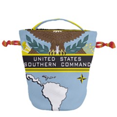 Seal Of United States Southern Command Drawstring Bucket Bag by abbeyz71